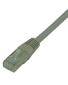 Fusion Grey Cat 5e LS0H Patch Cord 1m Pack of 10