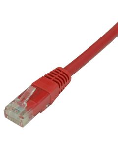 Fusion Cat 5e LS0H Red Patch Lead 1m Pack Of 10