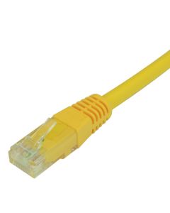 Fusion Cat 5e LS0H Yellow Patch Lead 1m Pack of 10