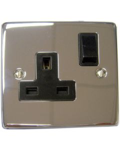 1 Gang Socket Outlet Chrome