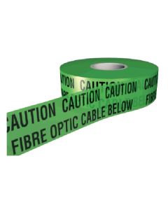 Tape Caution Fibre Optic Cable