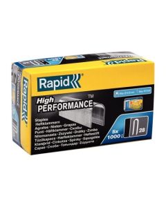 Rapid R28 Galvanised 10mm Leg Staples Pk 5000