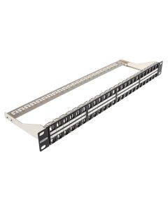 48 Port Unloaded Keystone Patch Panel 1U