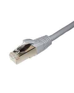 Cat6a S/FTP LSOH Grey Patch Lead 0.5m