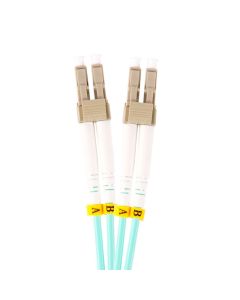 Fusion LC-LC Multimode Duplex Fibre Patch Cord OM3 50/125um 1m