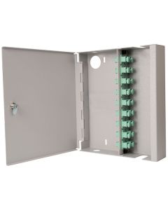 Wall Cab SC Simplex Multimode 4 Adaptor Sgl Door