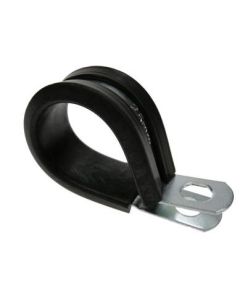 Nylon P Clip With Rubber Insert 25mm