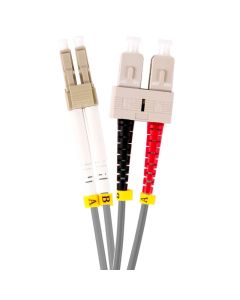 Fusion LC-SC Multimode Duplex Fibre Patch Cord OM1 62.5/125um 1m