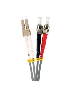 Fusion LC-ST Multimode Duplex Fibre Patch Cord OM1 62.5/125um 3m