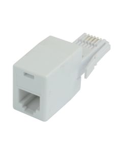 Mills RJ11 Female to B.T. Plug Male