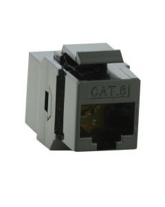 Fusion Cat 6 UTP Through Coupler Keystone Jack