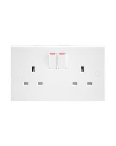 2 Gang Switched Socket Outlet