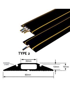 Hazard Control Cable Protector Type 2 3m Bk